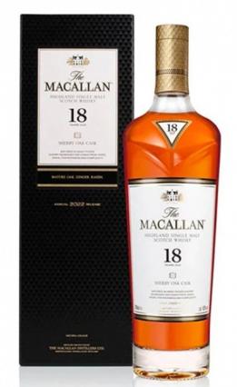 Macallan - 18 Year Old Sherry Oak Cask Single Malt Scotch