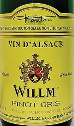 Alsace Willm - Pinot Gris Alsace 2019